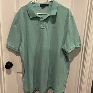 XXL Ralph Lauren Polo with purple logo.